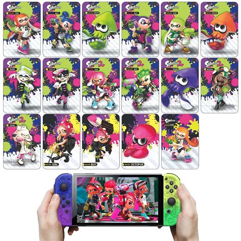 splatoon 2 nfc cards|Splatoon Amibo Cards .